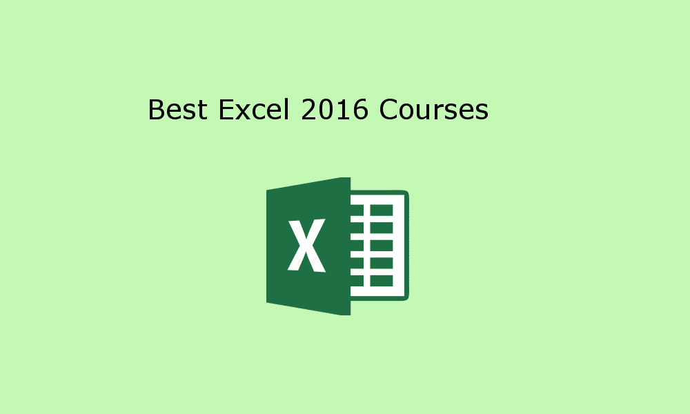 best excel 2016 courses